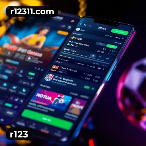 Catálogo de 2.547 jogos da r123 incluindo Pragmatic Play e Evolution Gaming